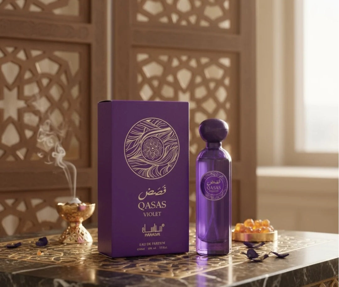 Eau de parfum Qasas violet 100ml