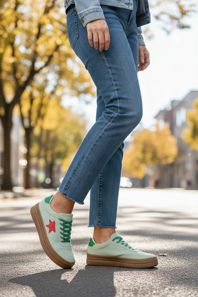 Baskets confort femme - usage quotidien