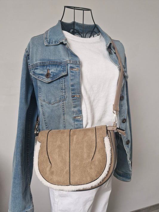 Sac à bandoulière camel